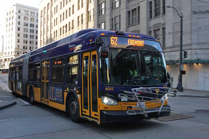 King County Metro New Flyer XDE60 8042